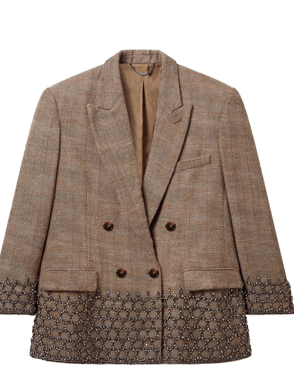 Cheap Cage Crystal Oversized jacket Stella McCartney Blazer Women 0708
